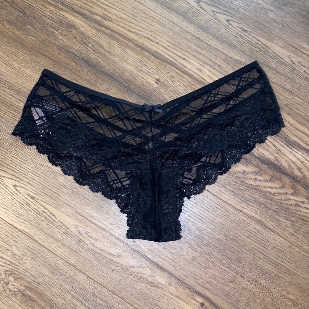 NWT Black Lacey pantie